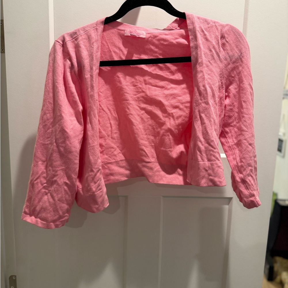 Lilly Pulitzer Vibrant Pink Cardigan